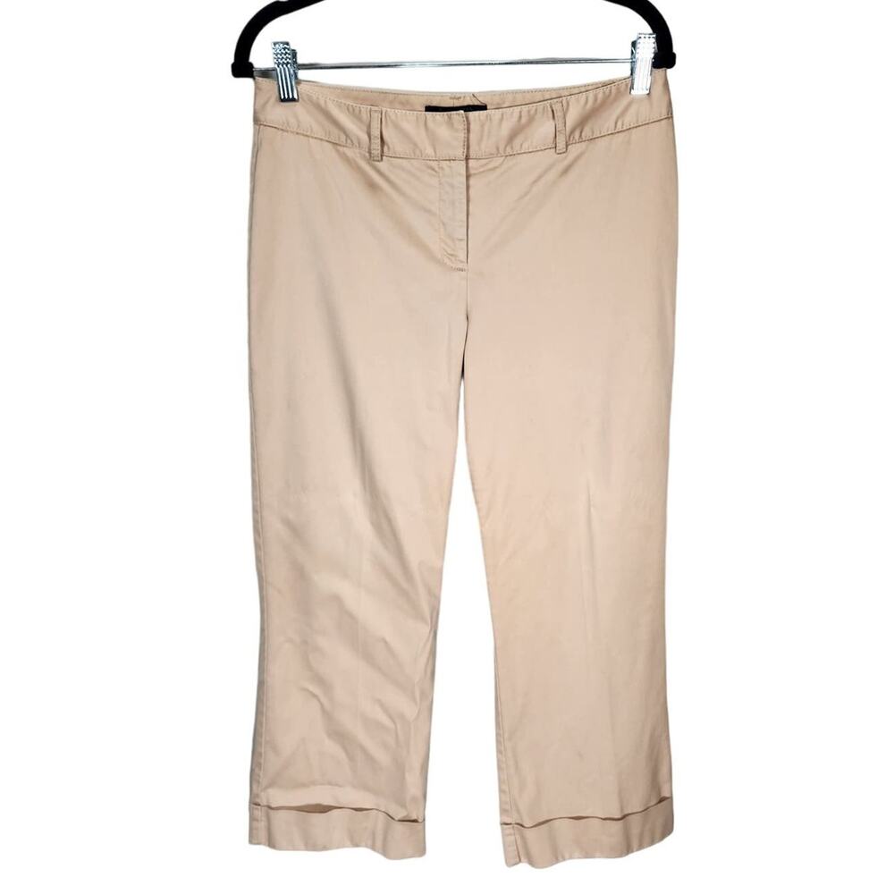 The Limited Stretch Khaki Capri Cropped Pants Womens Size 8